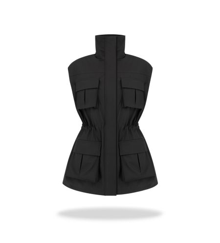 Wodoodporna kamizelka w stylu utility Black