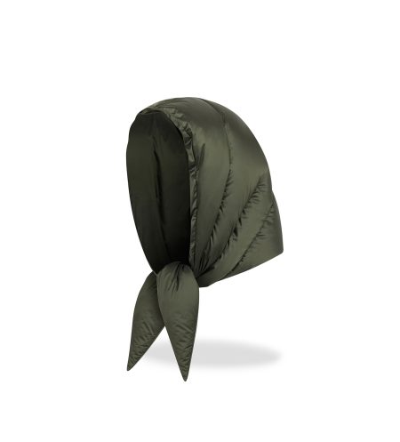 Puchowa chusta Dark green