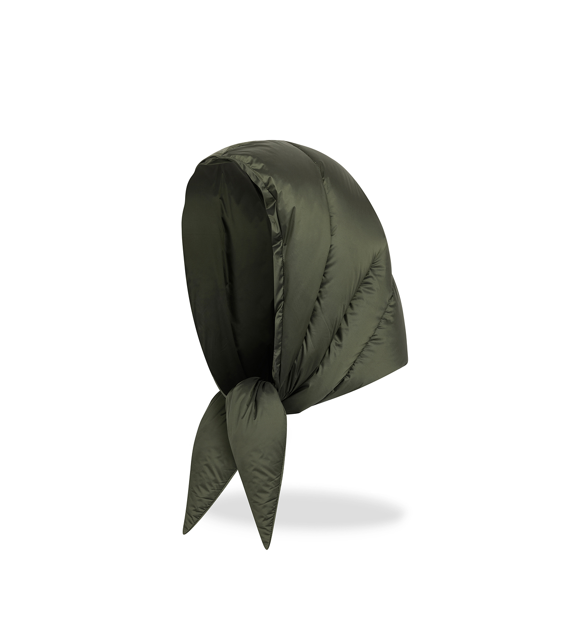 Puchowa chusta Dark green