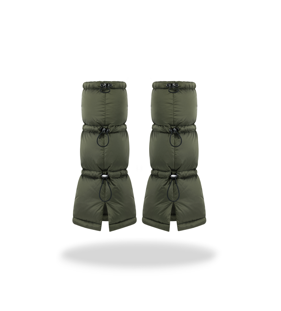 Puchowe ocieplacze na nogi Dark green