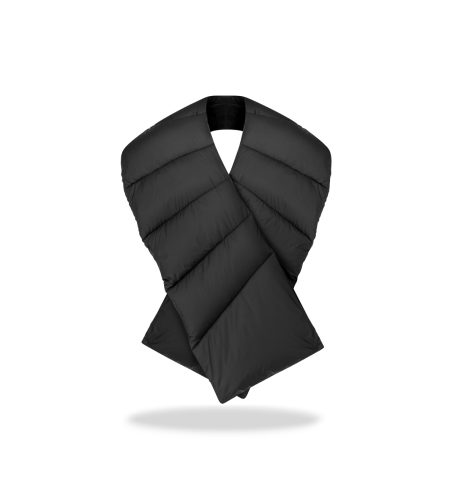 Puchowy szal 2w1 Black