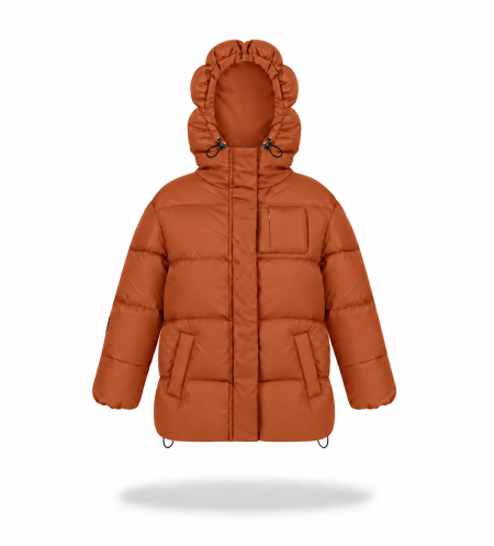 Eskimo puffer jacket Rust
