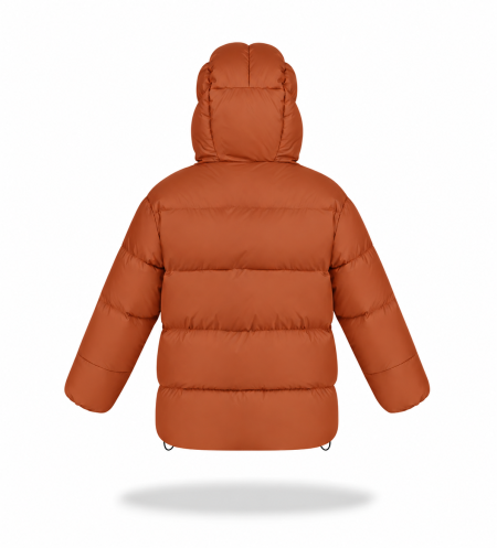 Eskimo puffer jacket Rust - Image 9